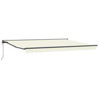 Markisenrahmen Creme 450 x 300 cm Polyester mit PU-Beschichtung