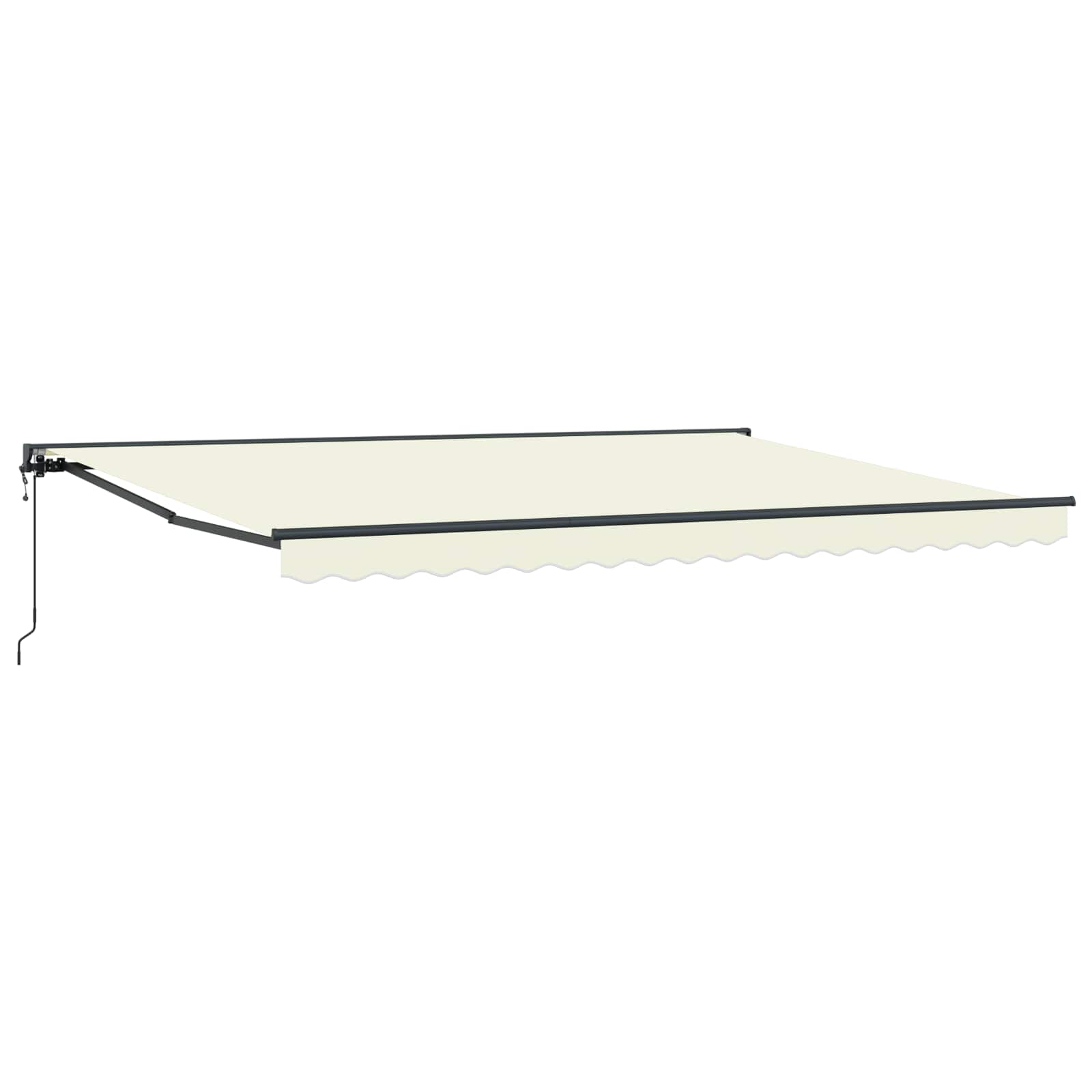 Markisenrahmen Creme 450 x 300 cm Polyester mit PU-Beschichtung