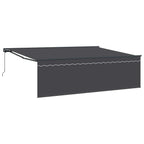 Einziehbare Markise Anthrazit 450 x 300 cm