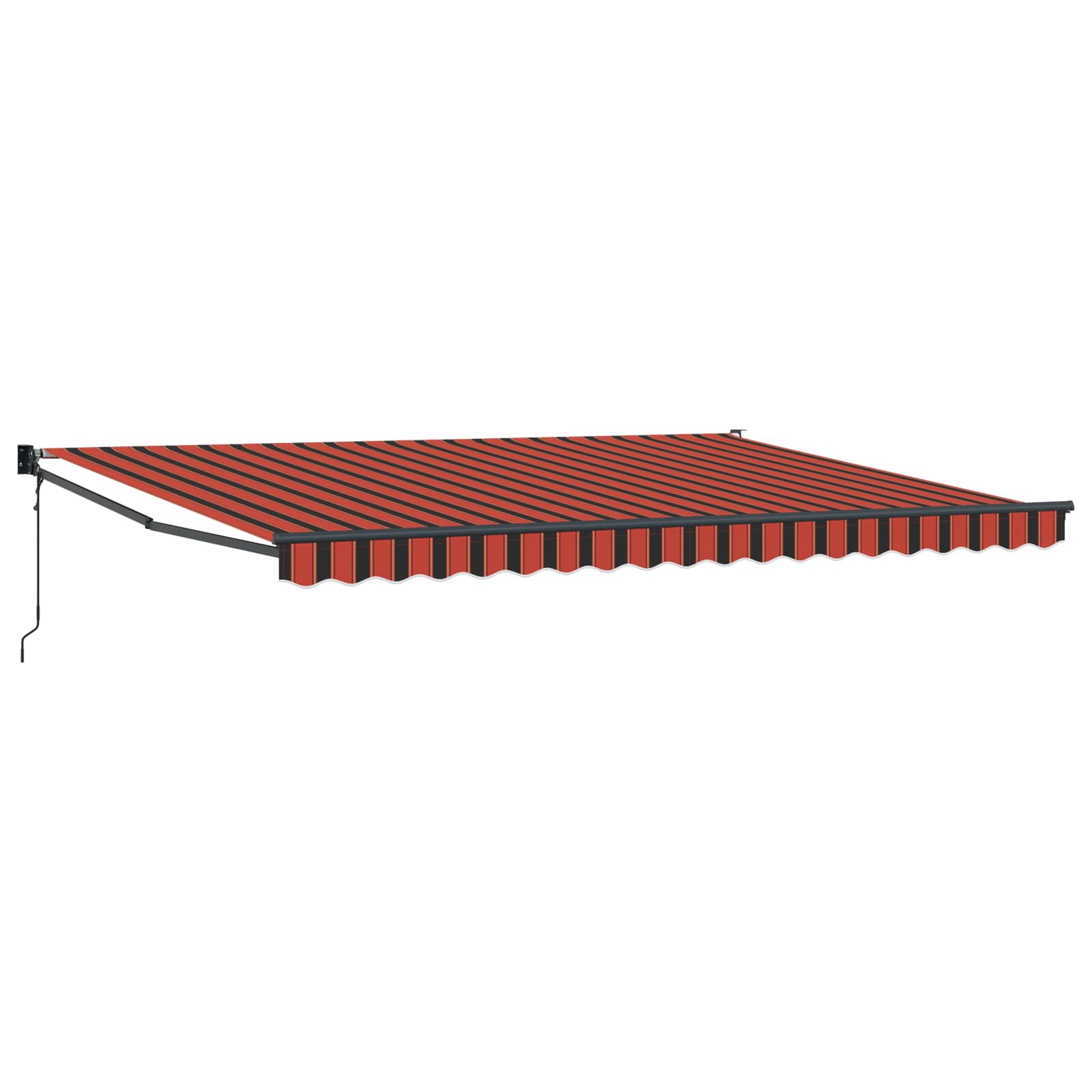 Markise Orange und Braun 450 x 300 x 165 cm