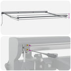Markisenrahmen Braun 450 x 300 cm Polyester mit PU-Beschichtung