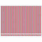 Elektrische ausziehbare Markise Rot und Weiß 450 x 300 cm