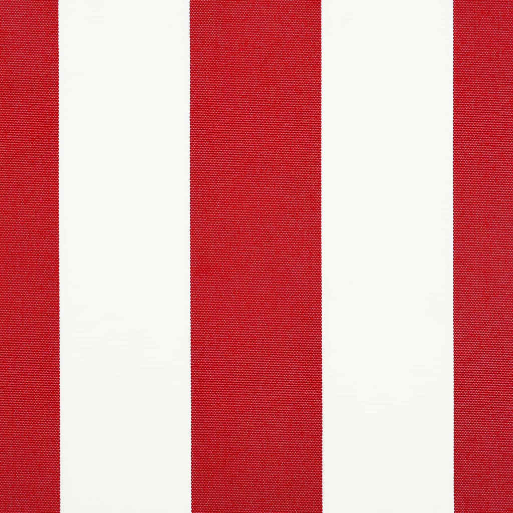 Elektrische ausziehbare Markise Rot und Weiß 450 x 300 cm