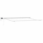Einziehbare Markise Mehrfarbig 450 x 300 cm Stoff und Stahl