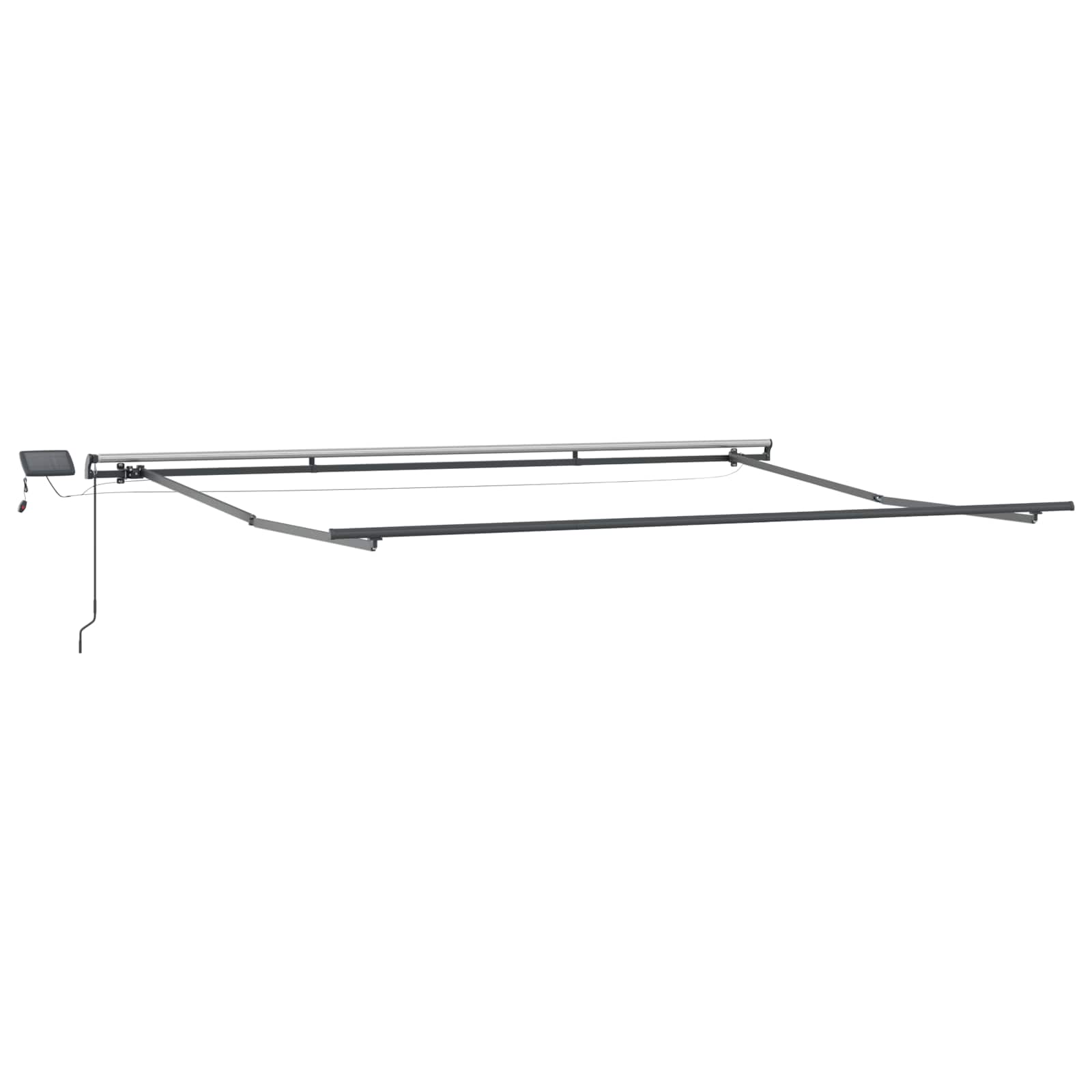 Einziehbare Markise Beige 450 x 300 cm Stoff