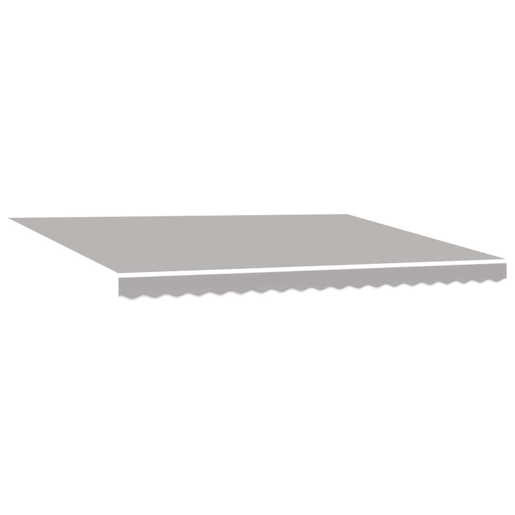 Markise Hellgrau 450 x 300 x 165 cm Polyester und Metall