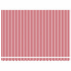 Markisenstoff Rot und Weiß 450 x 350 cm Polyester