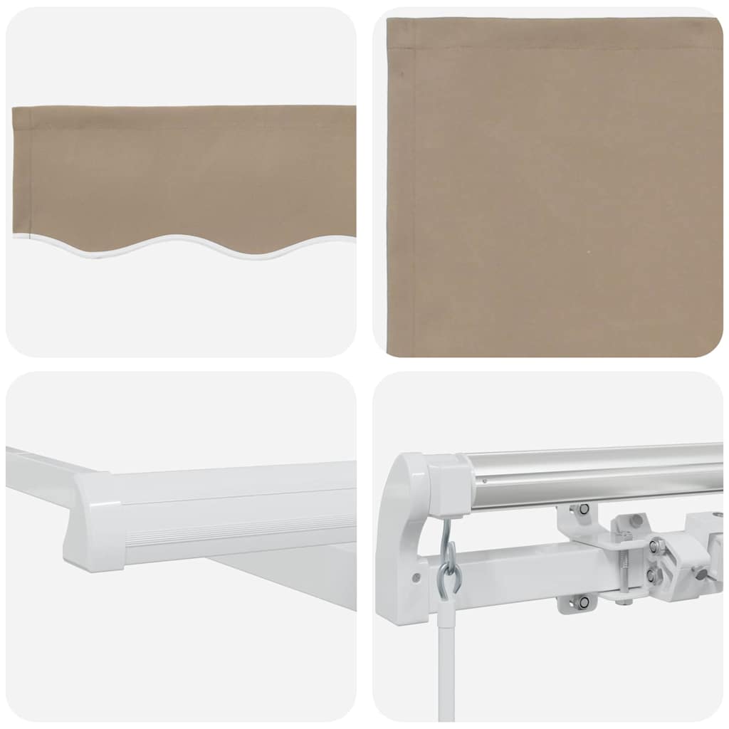Markise Beige 450 x 350 x 165 cm Polyester