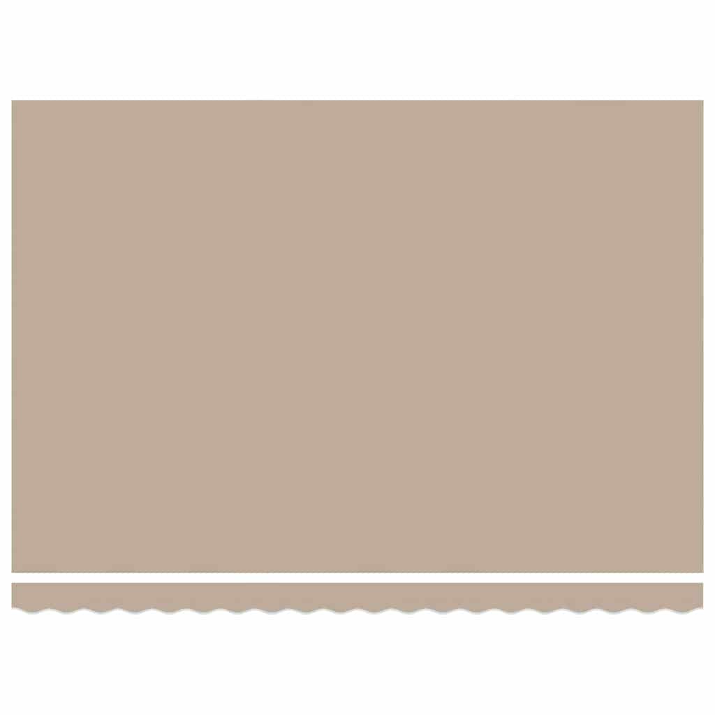 Einziehbare Markise Beige 450 x 350 cm Polyester und Metall