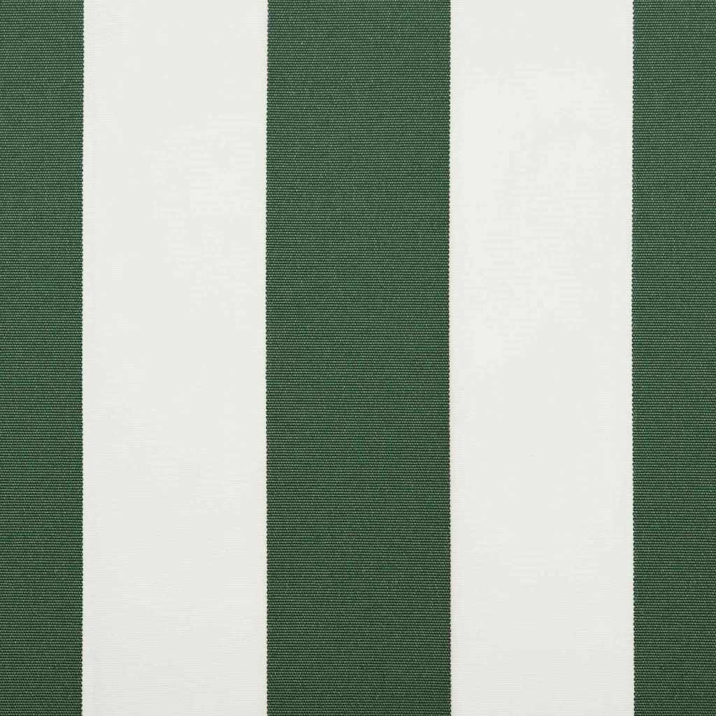 Markise Grün und Weiß 450 x 350 x 165 cm Polyester