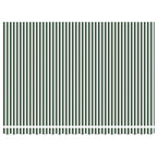 Markisenstoff Grün und Weiß 450 x 350 cm Polyester