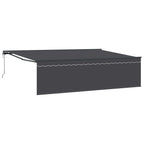 Einziehbare Markise Anthrazit 500 x 300 cm