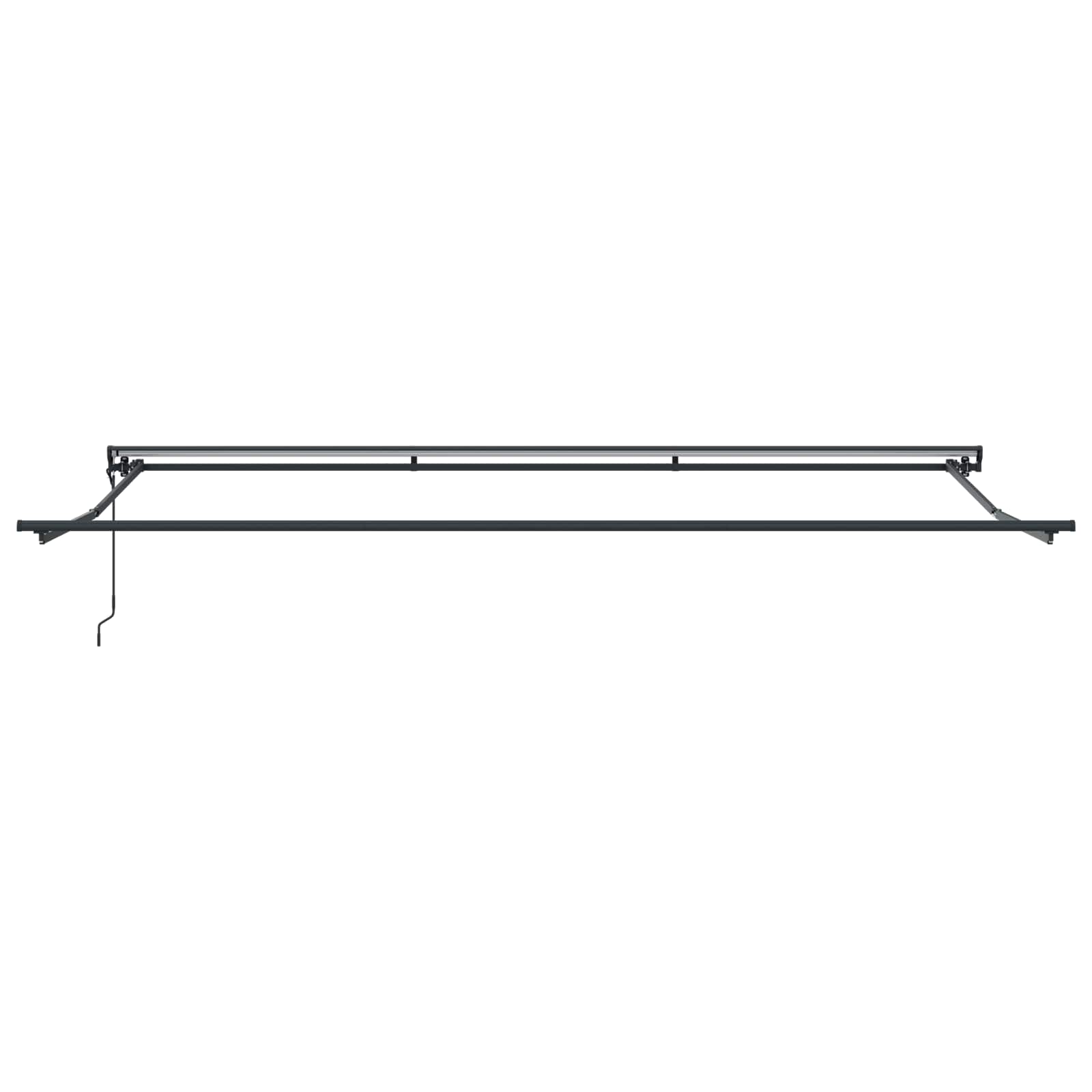 Einziehbare Markise Anthrazit 500 x 300 cm