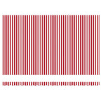 Markise Rot und Weiß 500 x 300 x 165 cm Polyester und Metall
