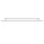 Einziehbare Markise Mehrfarbig 500 x 300 cm Stoff und Metall
