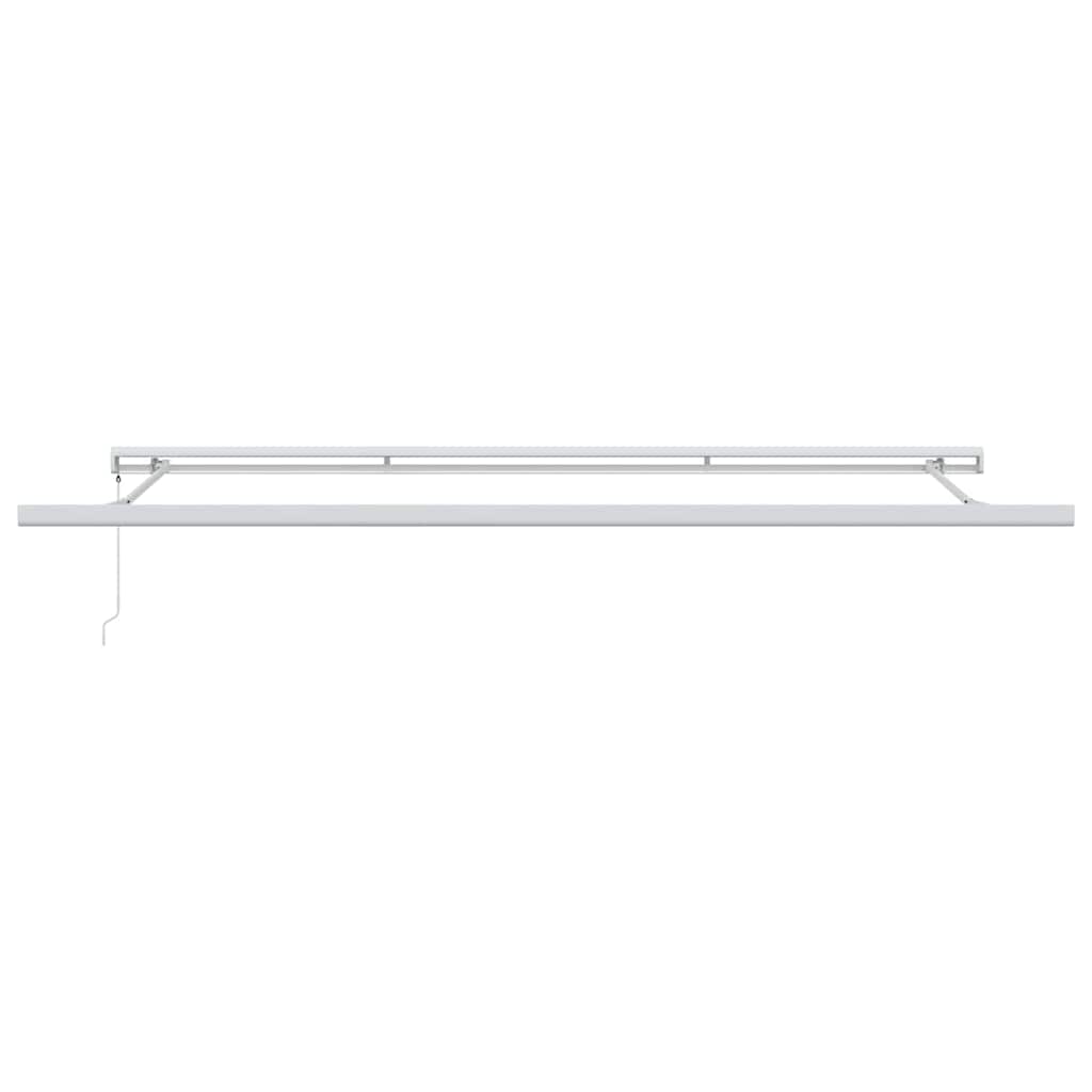 Einziehbare Markise Mehrfarbig 500 x 300 cm Stoff und Metall