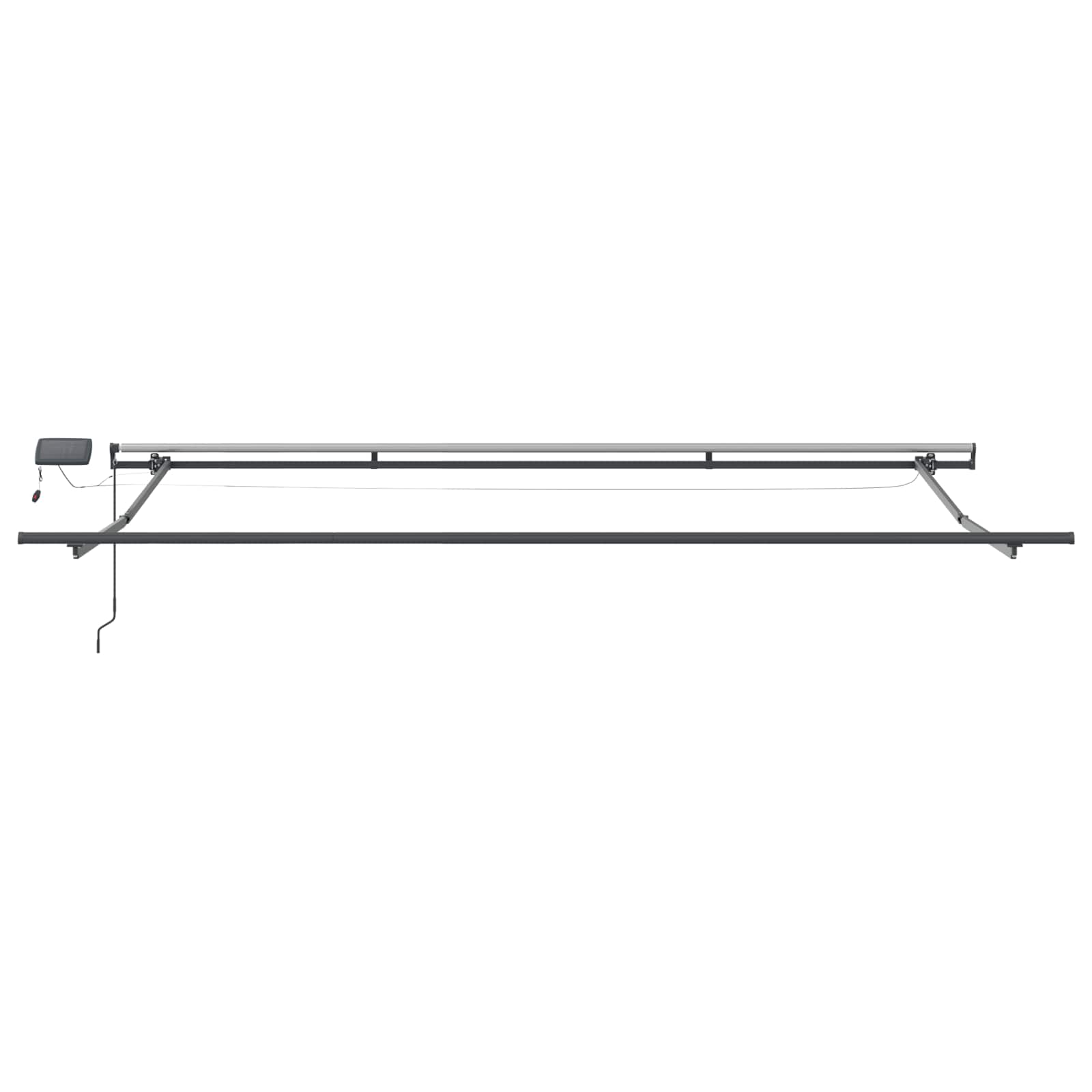 Einziehbare Markise Beige 500 x 300 cm Stoff