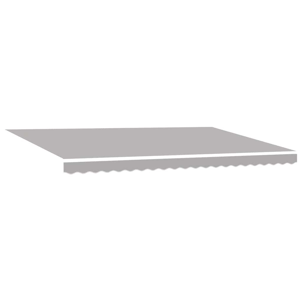 Markise Hellgrau 500 x 300 x 165 cm Polyester und Metall