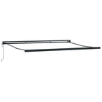 Markise Hellgrau 500 x 300 x 165 cm Polyester und Aluminium