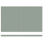 Markise Grün und Weiß 500 x 300 x 165 cm