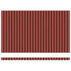 Elektrische ausziehbare Markise Orange und Braun 500 x 300 cm