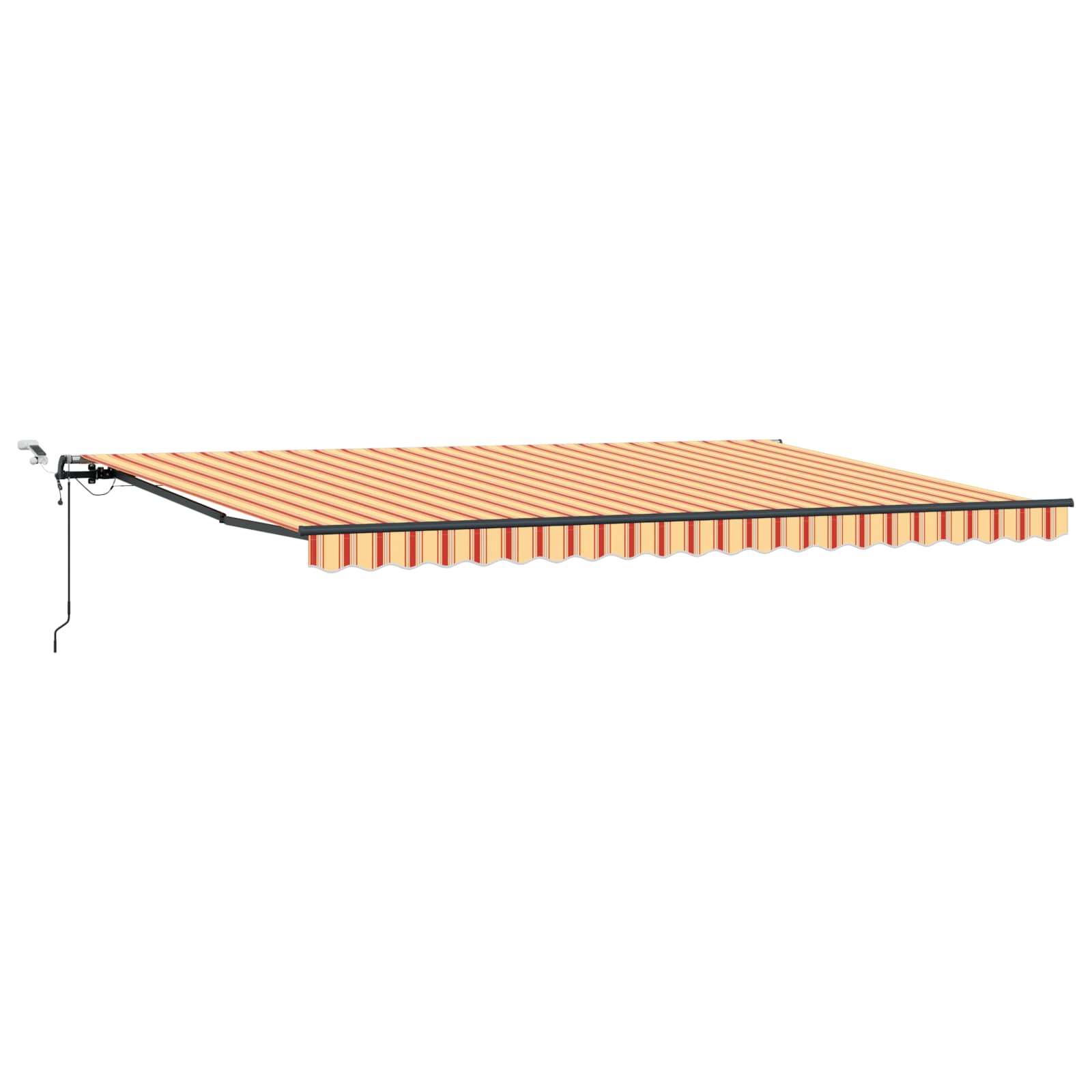 Markisenstoff Gelb und Orange 500 x 350 cm Polyester