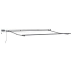 Einziehbare Markise Beige 500 x 350 cm Stoff