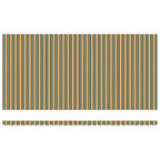 Einziehbare Markise Grün und Gelb 600 x 300 cm Stoff und Stahl