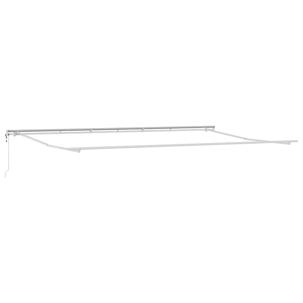 Elektrische ausziehbare Markise Grün und Gelb 600 x 300 cm