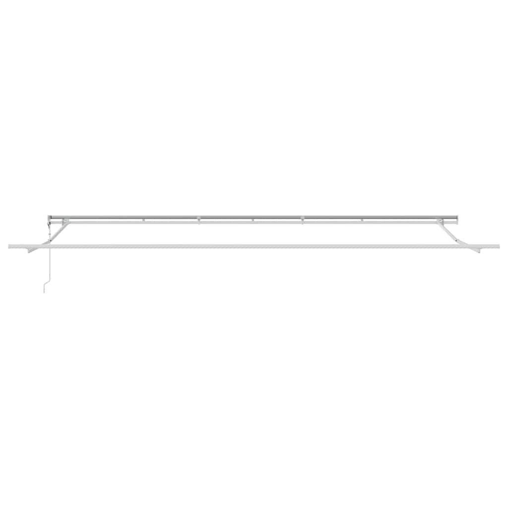 Elektrische ausziehbare Markise Grün und Gelb 600 x 300 cm