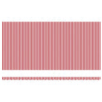 Einziehbare Markise Rot und Weiß 600 x 350 cm Stoff und Stahl