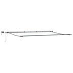 Einziehbare Markise Grün und Gelb 600 x 350 cm Stoff