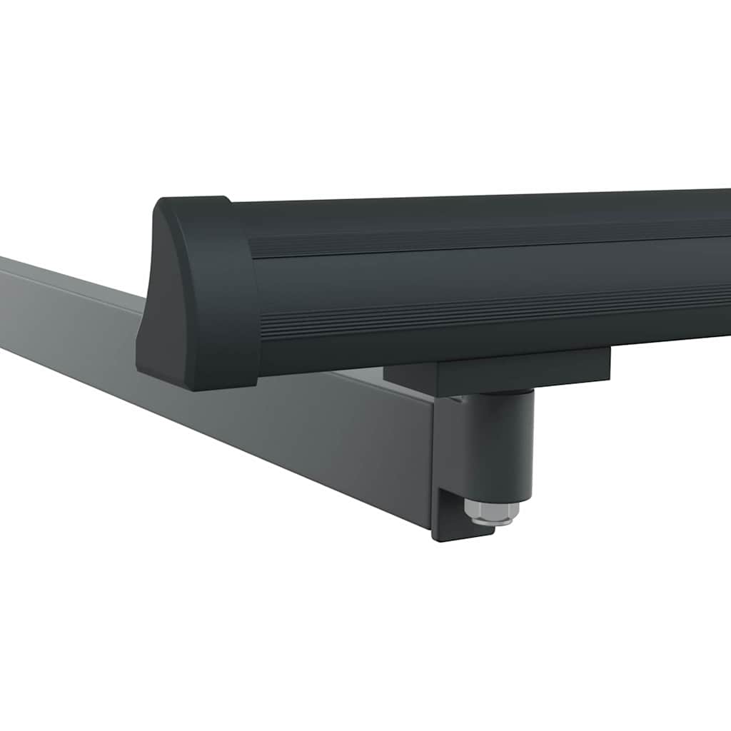 Markisenrahmen Verstellbar Anthrazit 4 x 3 m Stahl