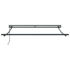 Markisenrahmen Verstellbar Anthrazit 3 x 2,5 m Stahl