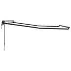 Markisenrahmen Verstellbar Anthrazit 3 x 2,5 m Stahl