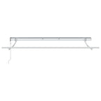 Markisenrahmen Weiß 3,5 x 2 m Metall