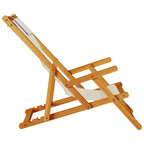 Liegestuhl mit Kissen 2 pcs Braun Massivholz Akazie