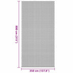 Zeltteppich Blau 800 x 350 cm Polyester