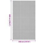 Zeltteppich Grün 600 x 350 cm Polyester