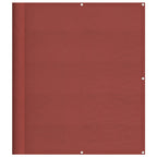 Balkon-Sichtschutz Terrakotta 120x700 cm 100 % Polyester-Oxford