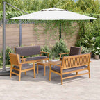 Gartensofa-set 5 pcs Braun Massivholz Akazie
