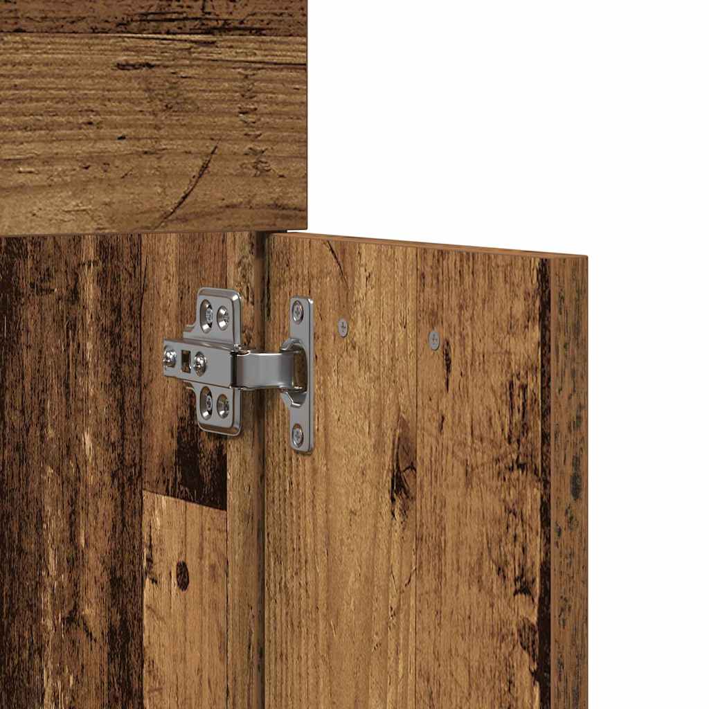 Badezimmerschrank mit Schubladen Wandmontiert Holzwerkstoff