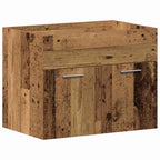 Badezimmerschrank mit Schubladen Wandmontiert Holzwerkstoff