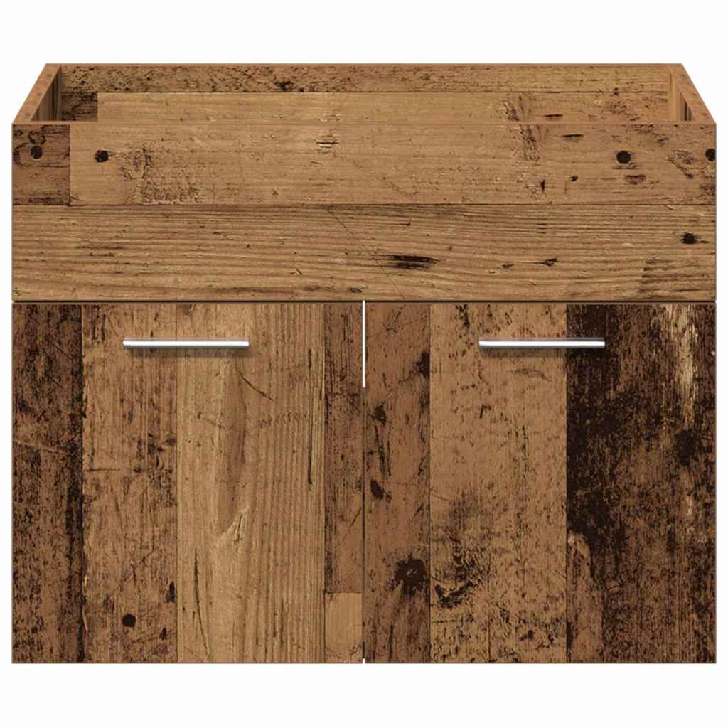 Badezimmerschrank mit Schubladen Wandmontiert Holzwerkstoff