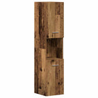 Badezimmermöbel-Set mit Regal 4 pcs Altholz Holzwerkstoff