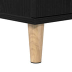 Badezimmermöbel-Set Wandmontiert 3 pcs Schwarz Eichen-Optik