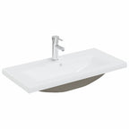 Badezimmerschrank Schwarz Eichen-Optik 80 x 38,5 x 46 cm