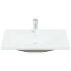 Badezimmerschrank Schwarz Eichen-Optik 80 x 38,5 x 46 cm