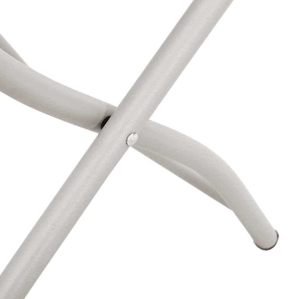 Gartenklappstuhl 2 pcs Beige 42 x 52 x 82 cm