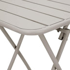 Bistrotisch Beige 55 x 55 x 72,5 cm Pulverbeschichteter Stahl